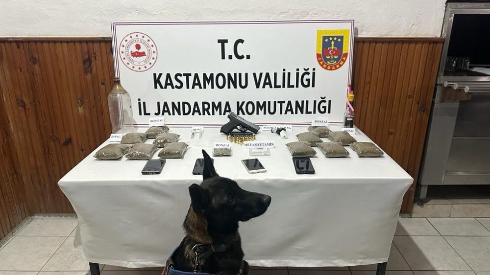 Kastamonu’da uyuşturucu baskını