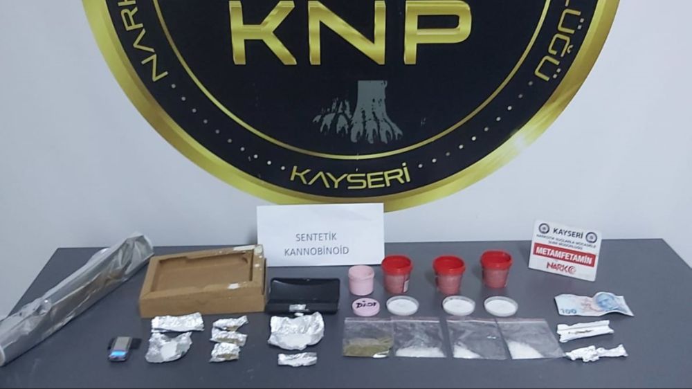 Kayseri’de Narkogüç baskını : 4 Gözaltı