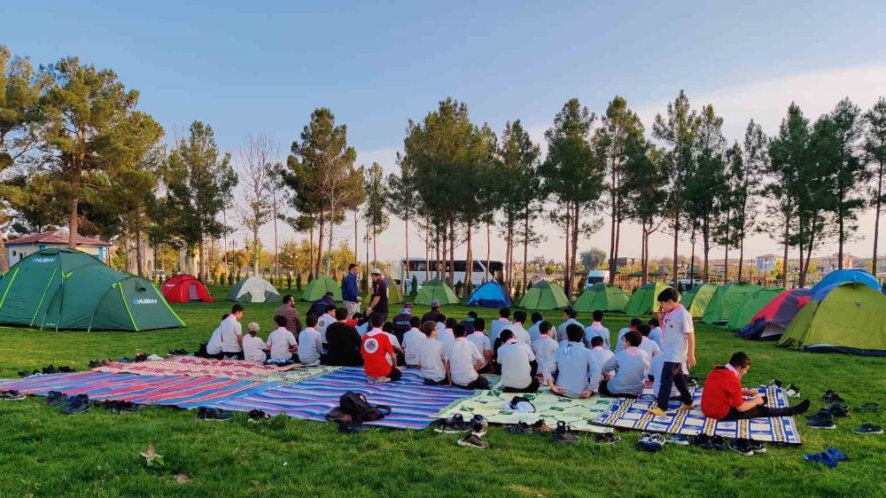 Kırkgöz Sahil Parkı’nda izcilik kampı yapıldı 