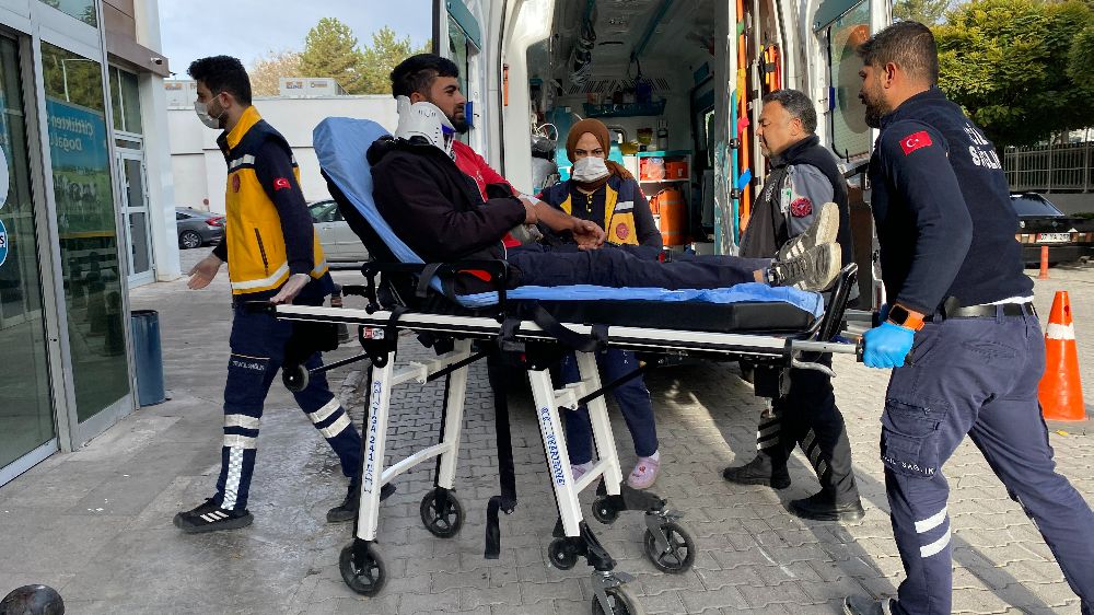 Konya'da çarpışma: 1 yaralı