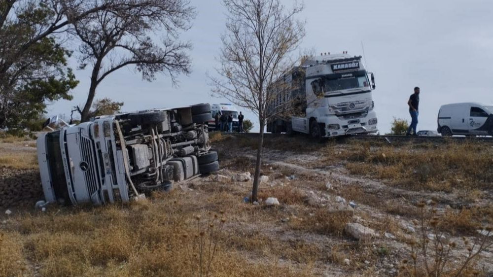 Konya'da tır kazası: 1 yaralı