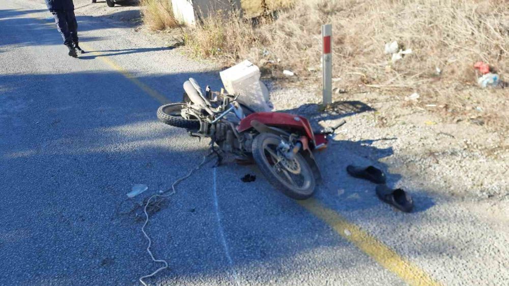 Köşk'te kamyonetle motosiklet çarpıştı: 1 ağır yaralı