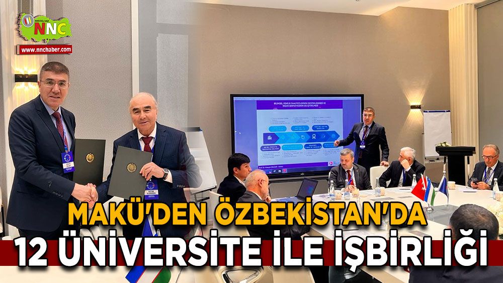 MAKÜ'den Özbekistan'da 12 Üniversite ile işbirliği
