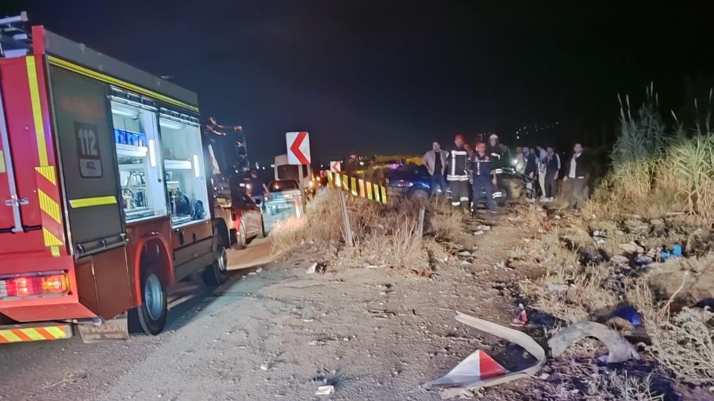 Manisa’da tarlaya uçan otomobil kazasında: 1 ölü