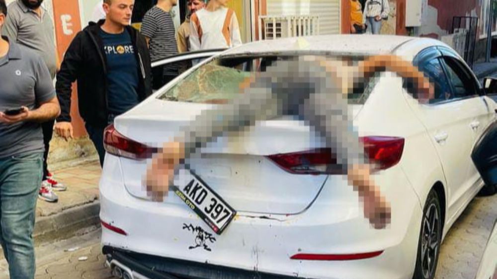  Mardin’de bisiklet sürücüsü otomobilin arka camına çarptı