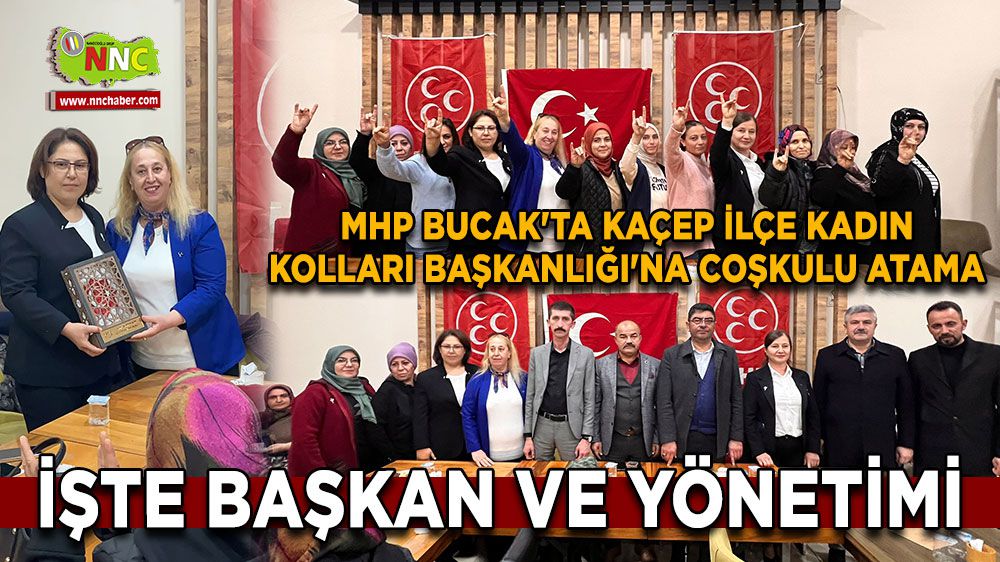 MHP Bucak'ta kadın kolları başkanlığına Havva Ergen Kurt atandı