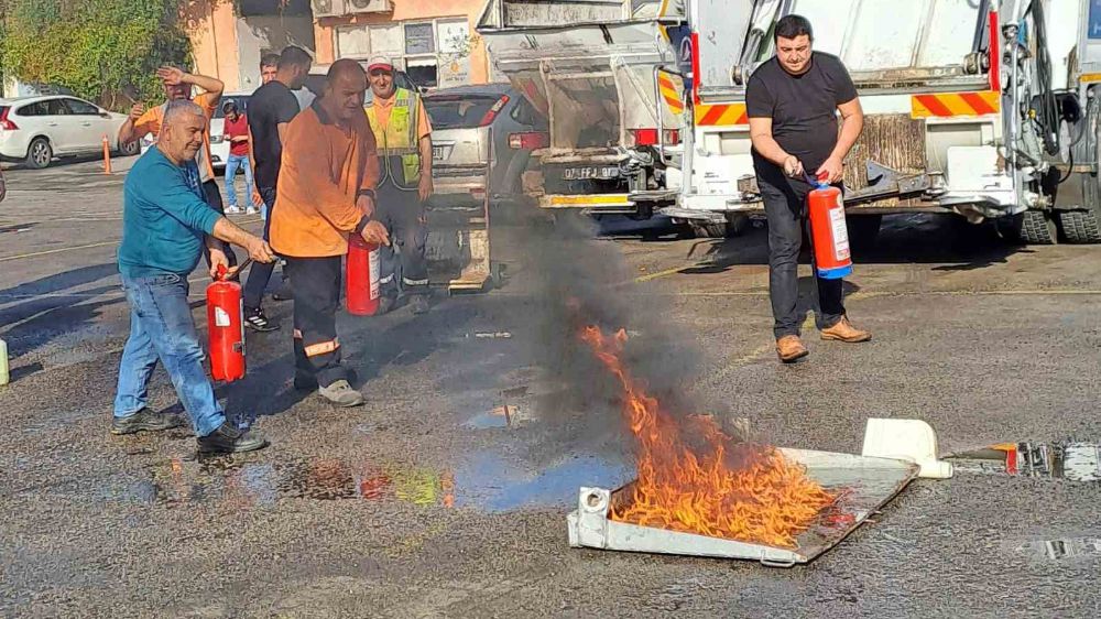 Muratpaşa’da yangın tatbikatı yapıldı