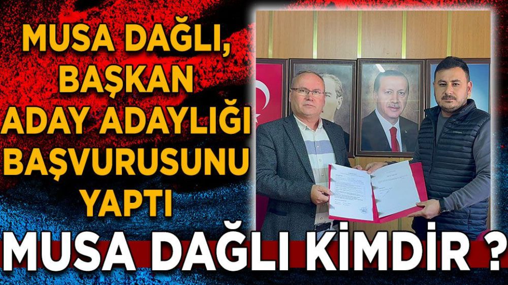 Musa Dağlı,  Kocaalilerde aday adaylık başvurusunu yaptı 