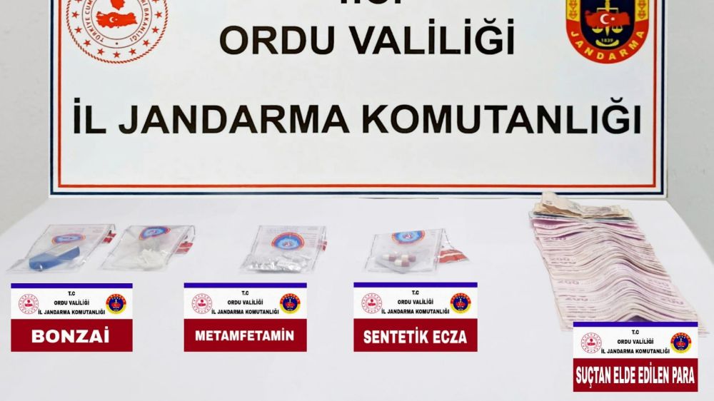 Ordu'da uyuşturucu operasyonu