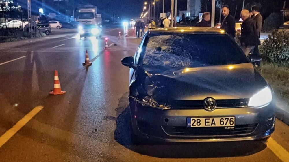 Samsun’da otomobil yaya çarptı; 1 ölü