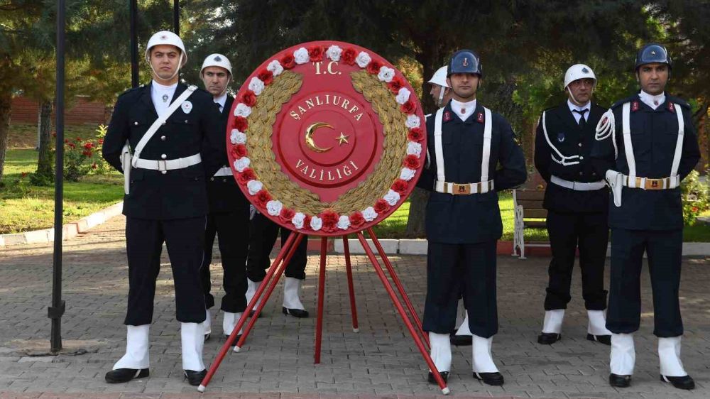 Şanlıurfa’da 10 Kasım Atatürk’ü Anma töreni gerçekleştirildi