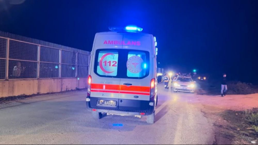 Sinop'ta çarpışma : 1 yaralı
