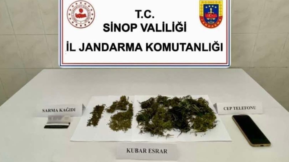 Sinop'ta uyuşturucu satıcılarına yönelik operasyon