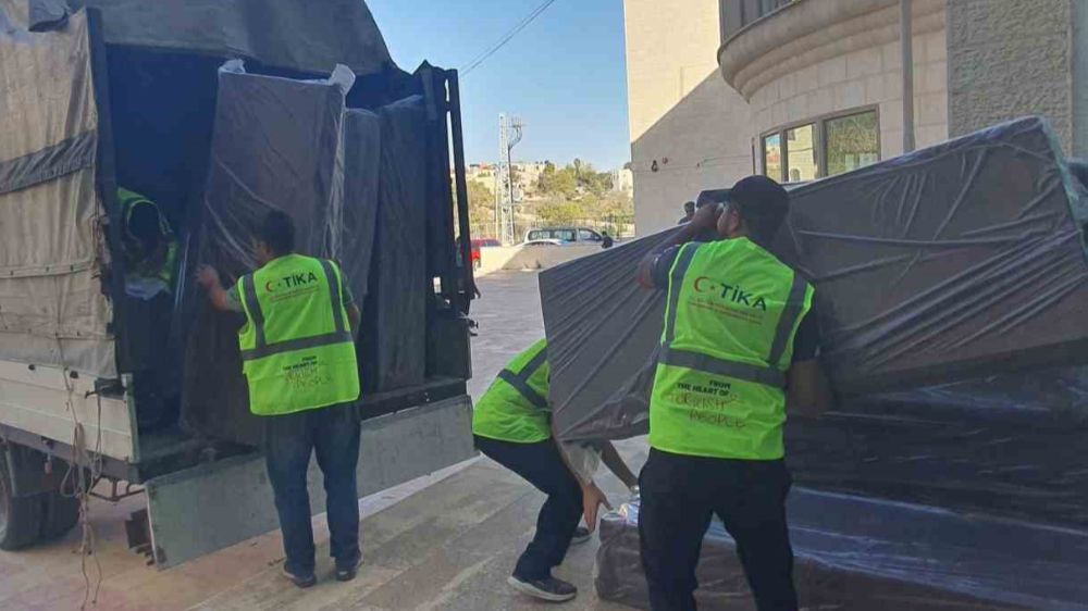 TİKA’dan Gazzeli 6 bin işçilere acil barınma desteği verdi