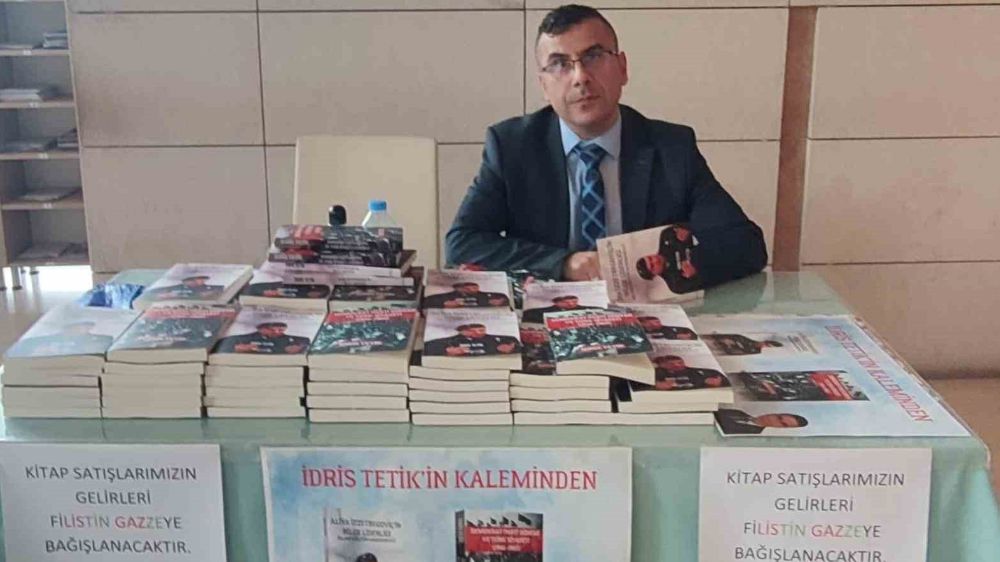 Yazar İdris Tetik’ten Gazze’ye anlamlı destek