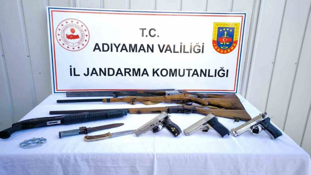 Adıyaman'da jandarmadan silah operasyonu