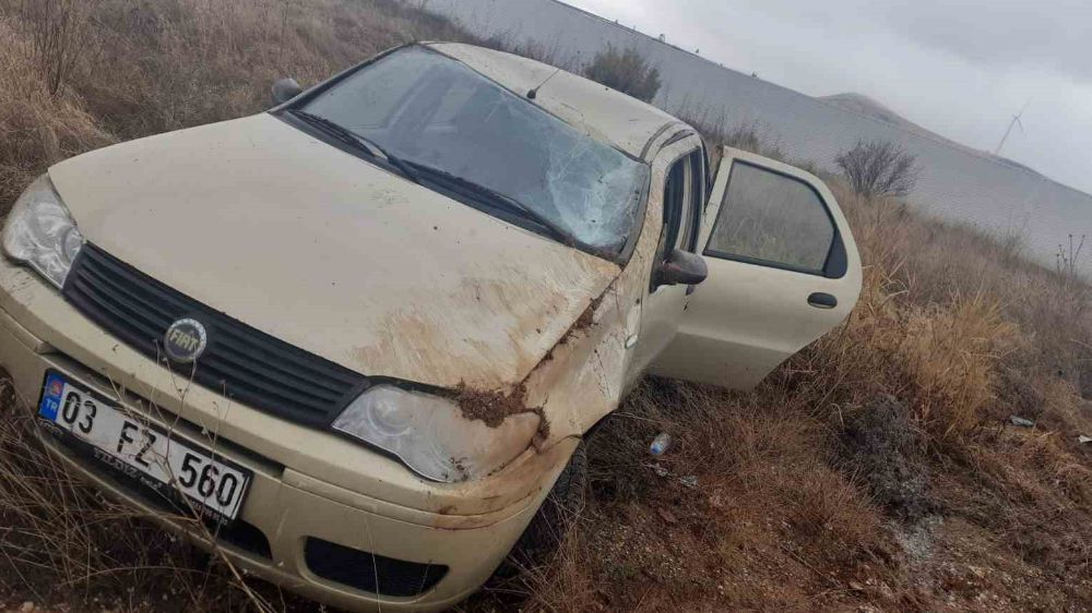 Afyonkarahisar'da trafik kazası: 2 yaralı