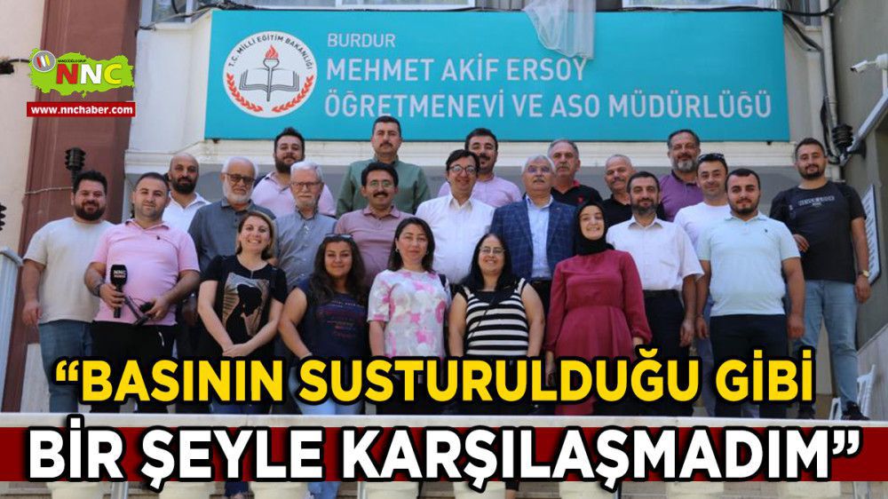 AK Parti Burdur Basın Bayramında Basın Mensuplarıyla Buluştu