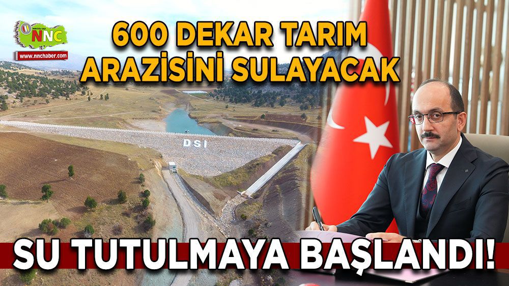 Ambarcık Koca Mustafa Göleti Su Tuttu!
