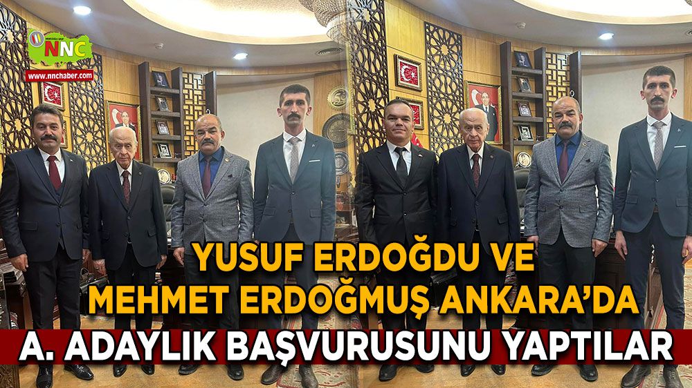 Ankara'da Bucak için MHP'den belediye başkan aday adaylığı başvurusunu yaptılar