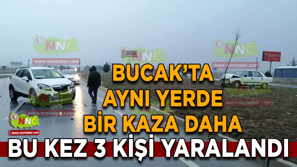 Antalya Burdur karayolunda 2 araç daha çarpıştı