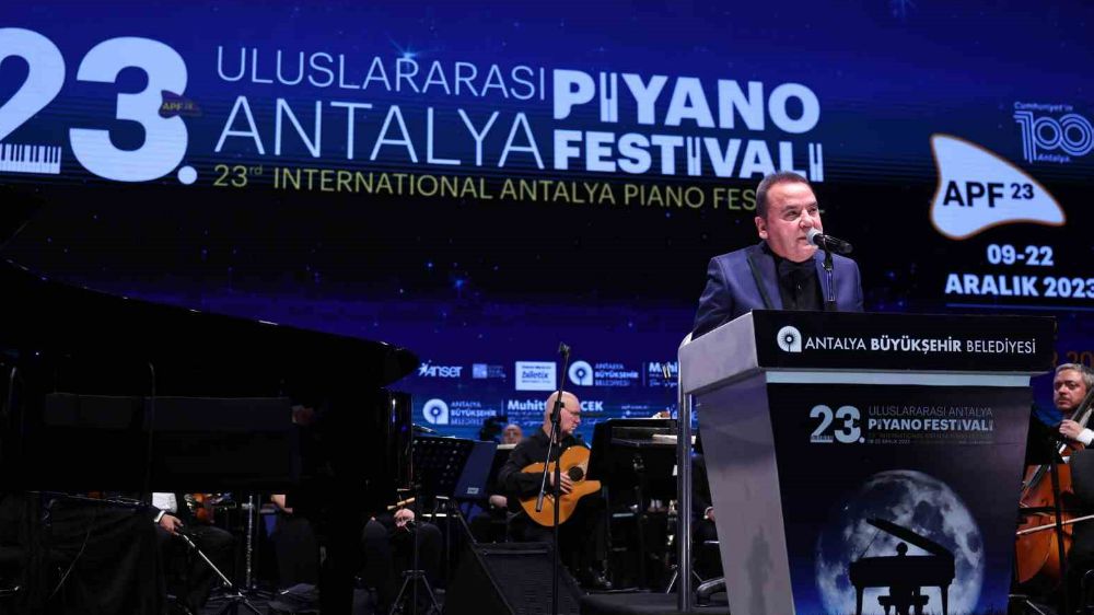 Antalya'da 23. Uluslararası Antalya Piyano Festivali başladı