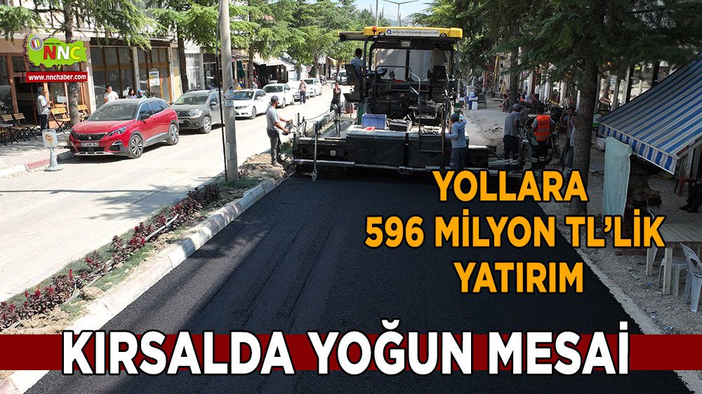 Antalya'da kırsal yollara 596 milyon TL’lik yatırım