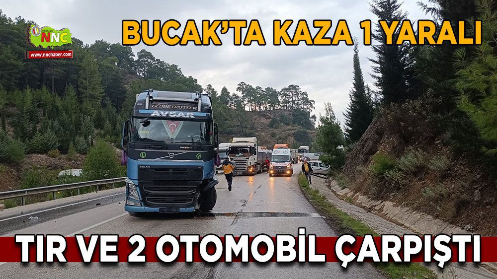 Antalya Isparta karayolunda trafik kazası: 1 yaralı