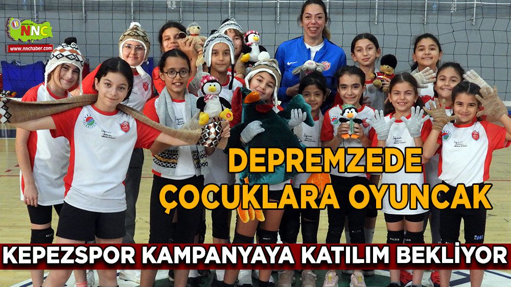 Antalya Kepezspor’dan depremzede çocuklara oyuncak
