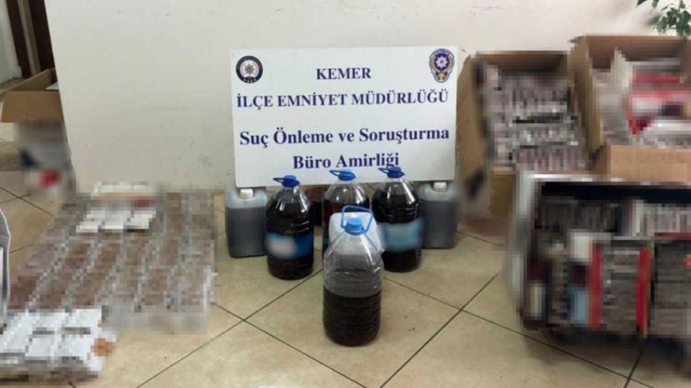 Antalya polisinden kaçaklığa darbe