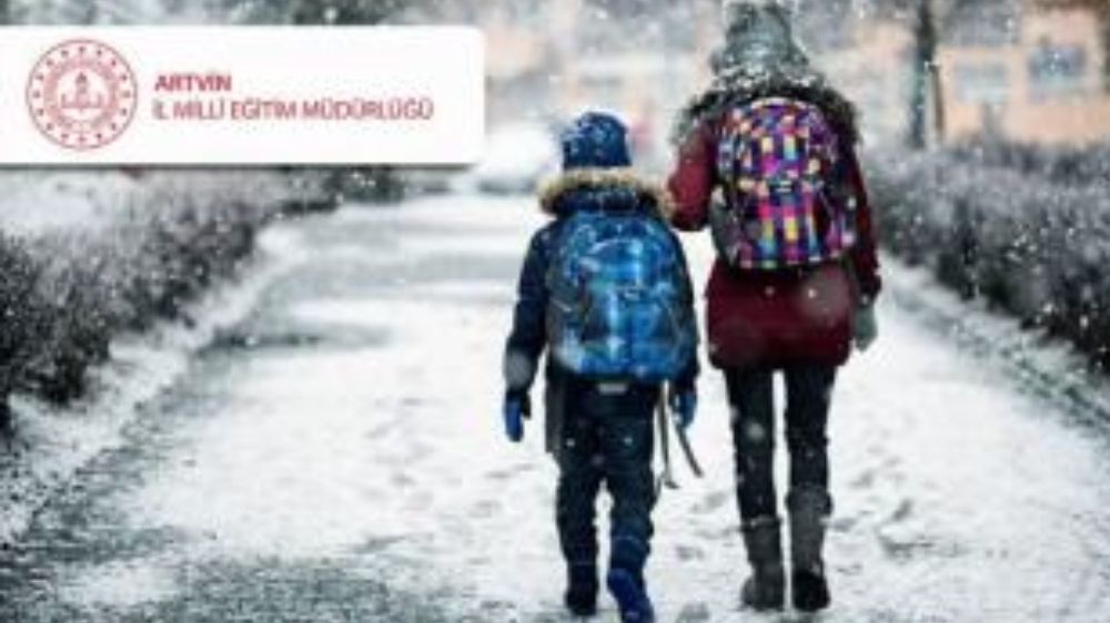Artvin Valiliği Açıkladı  Okullara kar tatili 
