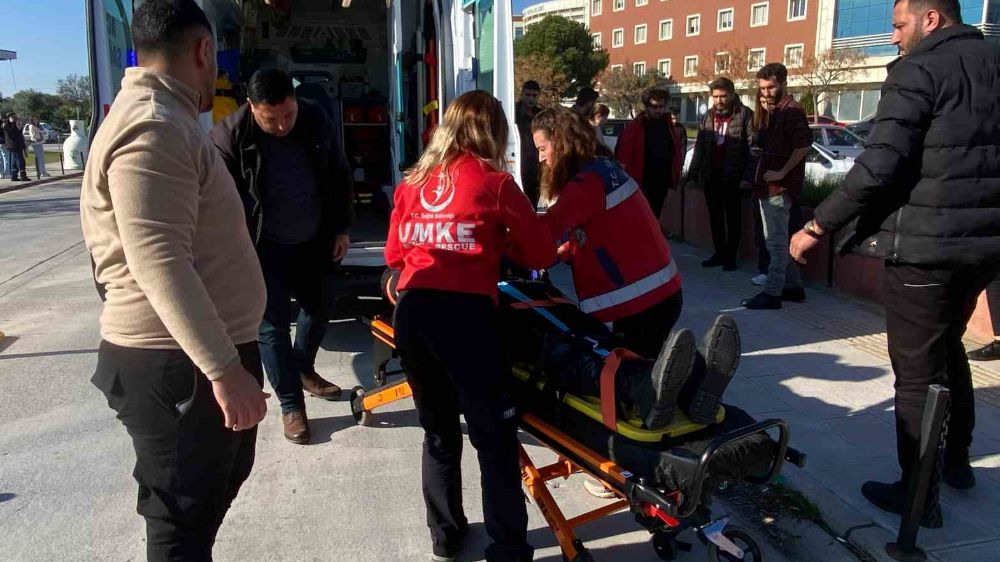 Aydın Adnan Menderes Üniversitesi kampüsünde kaza
