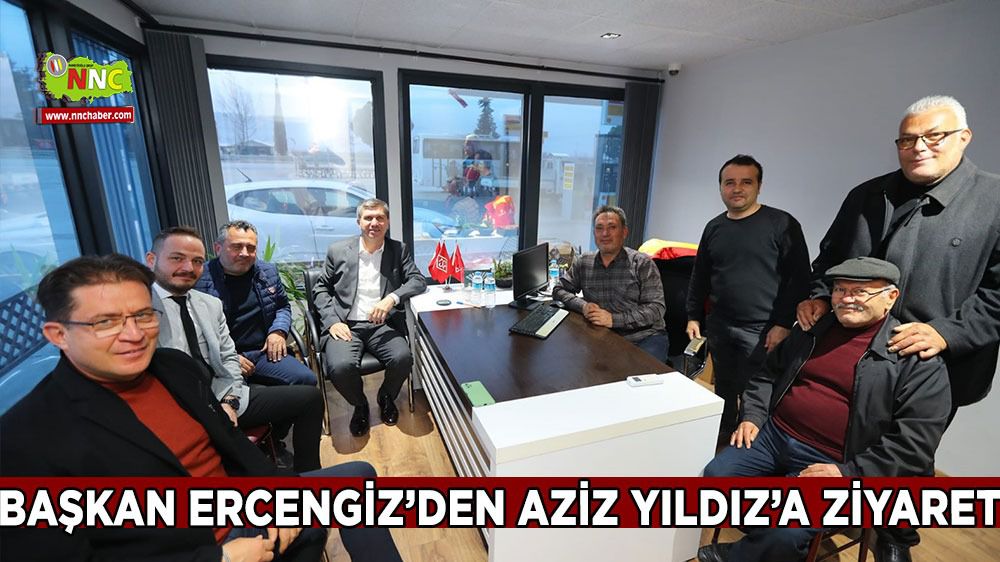 Başkan Ercengiz'den eski başkana ziyaret 