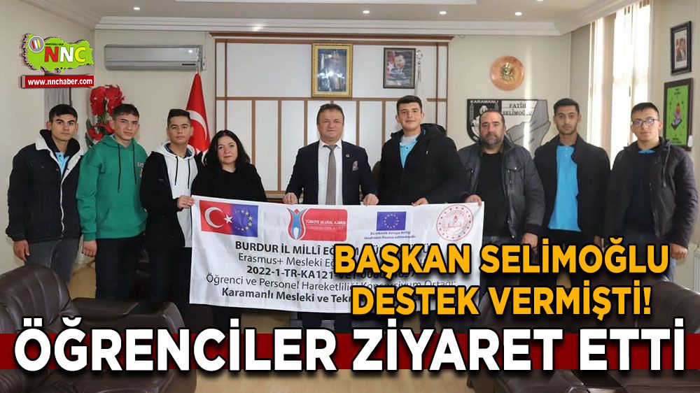Başkan Selimoğlu destek vermişti! Öğrenciler ziyaret etti