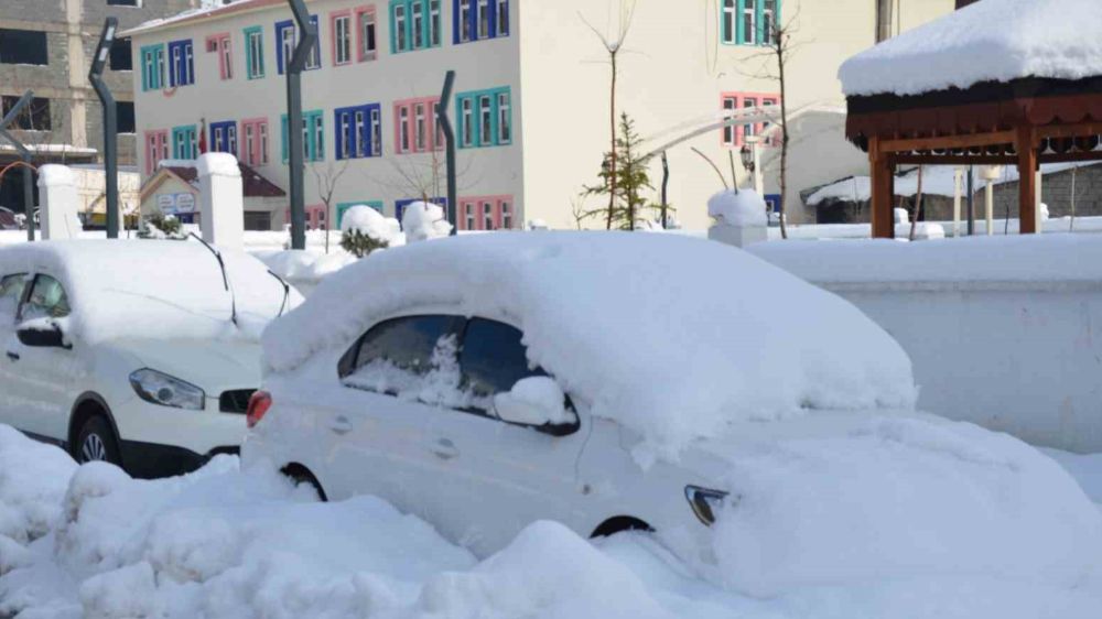 Beytüşşebap'ta Kar Yağışı Nedeniyle Kar Kalınlığı 25 Santimetreyi Aştı