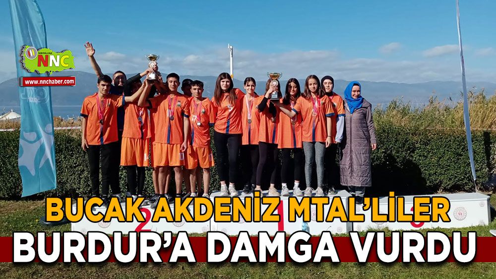 Bucak Akdeniz MTAL öğrencileri, Burdur'a damga vurdu