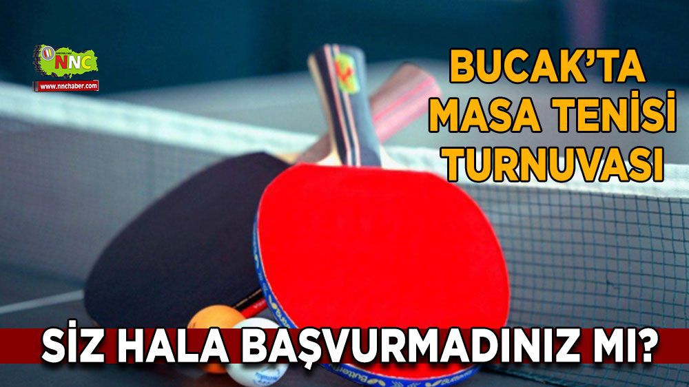 Bucak'ta Masa Tenisi Turnuvası düzenleniyor!