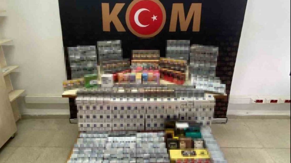Burdur'da kaçak sigara operasyonu