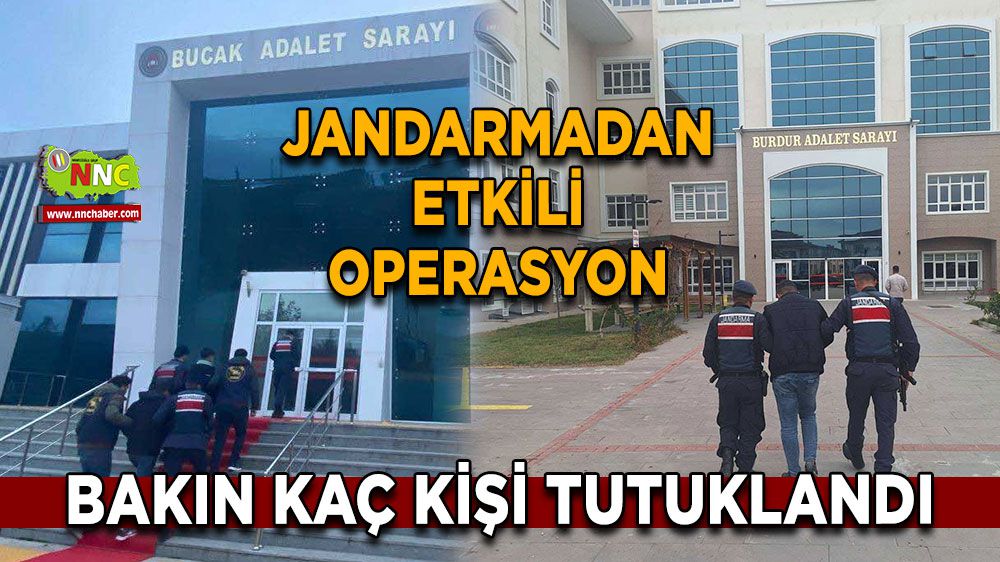 Burdur'da mercek operasyonuyla temizliğe devam!