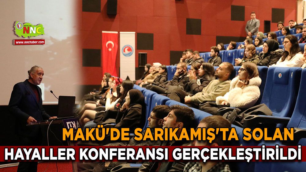 Burdur MAKÜ'de Sarıkamış'ta Solan Hayaller Konferansı Gerçekleştirildi