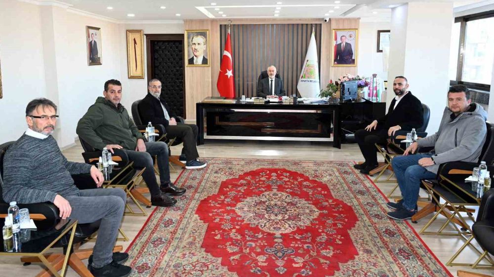 DOSB  Yönetim Kurulu Başkanı Mustafa Marulcu'dan Başkan Başdeğirmen'e ziyaret