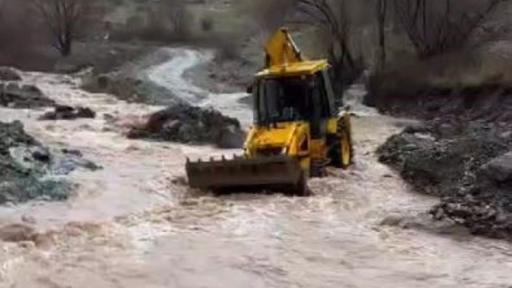 Elazığ’da şiddetli yağışlar etkili oldu