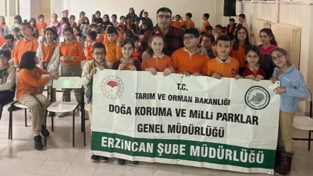 Erzincan’da öğrencilere doğa eğitimi