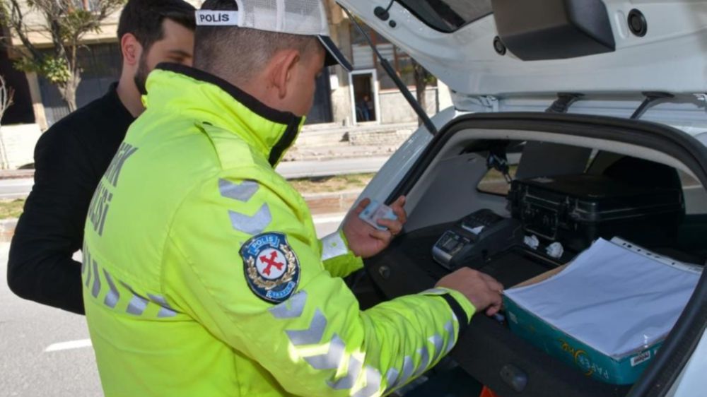 Erzurum’da trafik denetimi; ceza yağdı