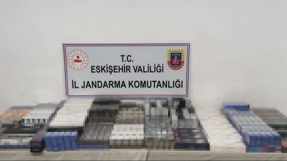 Eskişehir'de Jandarmadan kaçak sigara operasyonu
