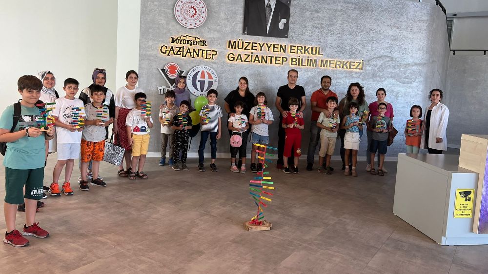 Gaziantep'te Çocuklar İçin Bilim Dolu Cumartesi: Müzeyyen Erkul Bilim Merkezi Etkinlikleri