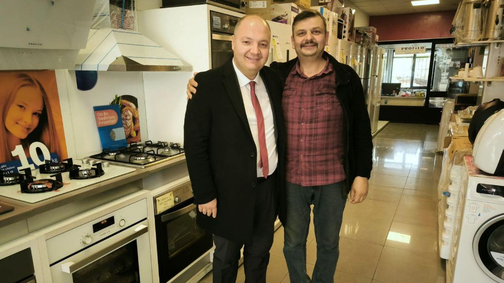 Gölhisar Belediye Başkanı İbrahim Sertbaş esnaf ziyaretinde