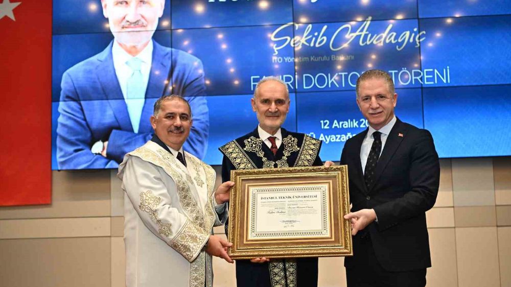 İTO Başkanı Avdagiç’e İTÜ'den “fahri doktora” unvanı