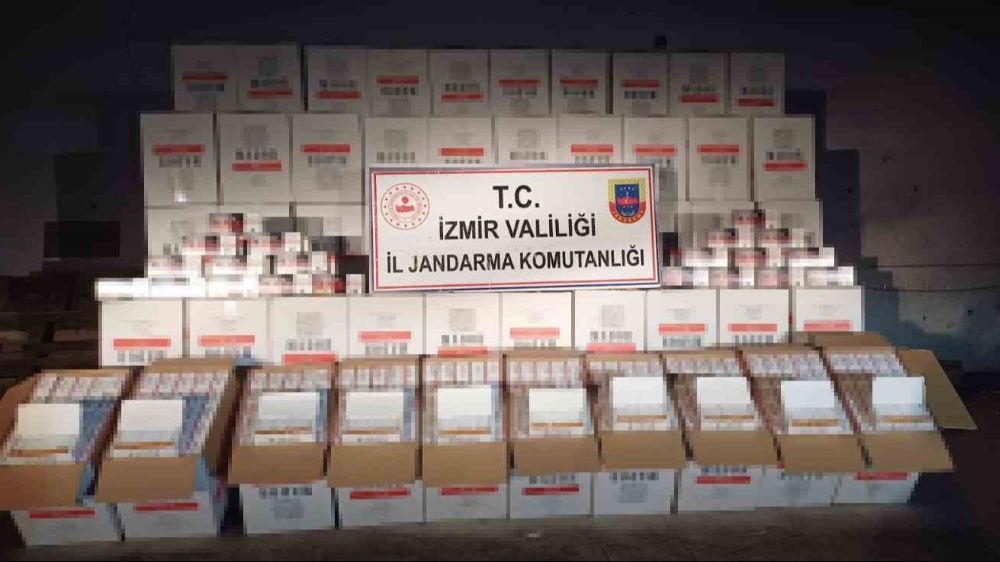 İzmir’de jandarmadan kaçakçılık operasyonu