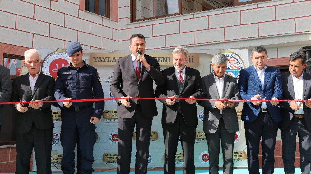 Kaş'ta Yayla Belenli Yeni Camii yapılan törenle açıldı